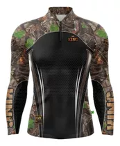 Remera Camiseta Realtree Prot Solar Uv50 + Bolsa Multiuso 