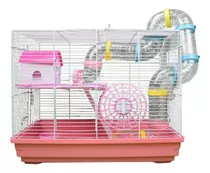 Jaula Habitat Casa San Diego Ii Hamster Gerbo 47x30x37