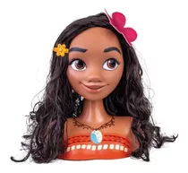 Boneca Busto Da Moana Com Acessórios 2599 Cotiplás