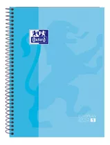 Caderno Universitário Europeanbook 1 Azul Pastel Oxford