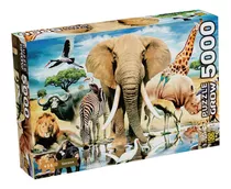 Puzzle 5000 Peças Savana Grow