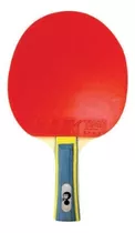 Paleta De Ping Pong Premium Clásica 3 Estrellas Color Negro-rojo