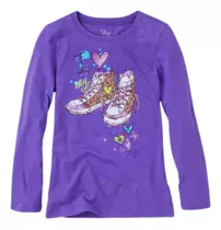 Remera Nena Children's Place Talle 5/6 Manga Larga