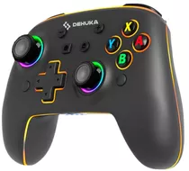 Joystick Gamer Inalámbrico Carcasa Intercambiable Luces Rgb Compatible Con Pc Nintendo Switch Oled Lite Android iPhone Dehuka