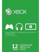 Xbox Live Gold 12 Meses - 25 Digitos Renovar