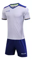 Equipamiento Kelme Lisa Blanca De Futbol Camiseta Y Short