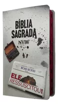 Bíblia Sagrada Nvi Slim Capa Dura Com Índice Tamanho Grande Capa Ressuscitou