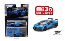 Mini Gt Bugatti Chiron Pur Sport Blue #379 Mijo Exclusives