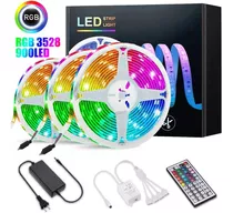 Poste De Luz 49ft Tira Flexible 3528 Rgb Led Smd Remoto Ly