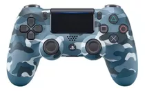 Joystick Ps4 Sony Inalámbrico Original Camuflado Azul