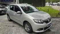 Sandero 1.0 Vibe 2018 Prata Flex Completo