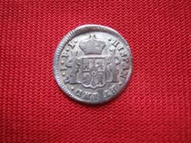 Chile 1/2 Real 1806 Plata 