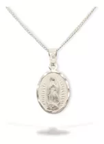 Medalla Virgen De Guadalupe Plata Dije Joya Caja Con Grabado