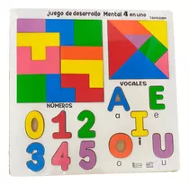 Juego De Desarrollo Mental 4 En 1, Rompecabezas, Didáctico