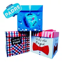 Set 12 Cajas Regalos Feliz Dia Papa Padre Hombre Desayunos 