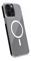 Estuche Case Forro Transparente Carga Magnética Para iPhone