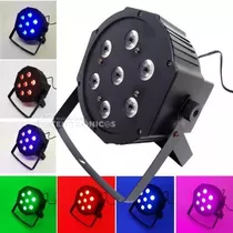 Canhão Jogo De Luz 7 Leds Rgb 90w Strobo Salão De Festas