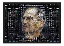 Quadro Decorativo Steve Jobs Apple Decoração Informática Gm
