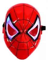Máscara Luz Super Héroes Spiderman Iron Man Hulk Transformer