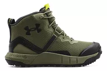 Botas Under Armour Micro G Valsetz Mid Verde Militar