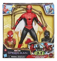 Muñeco Spiderman 3 En 1  Accesorios Y Sonidos Marvel 33 Cm