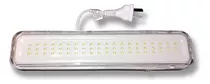 Luz De Emergencia Led Recargable Bat Litio 10hs 60 Leds Smd Color Blanco