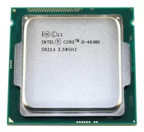 Processador Gamer Intel Core I5-4690k Bx80646i54690k  De 4 Núcleos E  3.9ghz De Frequência Com Gráfica Integrada