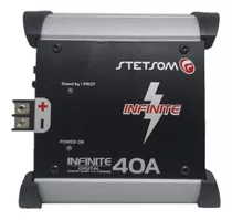 Fonte Automotiva Stetsom Infinite 40a Bivolt Carregador Digi Cor Preto