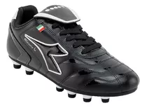 Botin Diadora Futbol Hombre Clasico Lt Fg Negro-blanco Clif