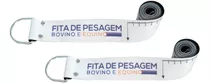 2 Fita Pesagem Bovinos C/ Alça Argola Praticidade Pesar Gado