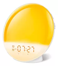 Reloj De Mesa  Despertador  Digital Norcel Wake Up Light Alarm Clock  Color Blanco  100v/240v