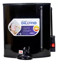 Ducha Calefón Eléctrico Diluvio Max D20 Enlozado Black/negro