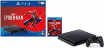 Sony Playstation 4 Slim Cuh-22 1tb Marvel's Spider-man Bundle Color  Negro Azabache