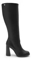 Botas Bucaneras Vizzano Zurique Mujer Caña Alta Taco 9 Cm