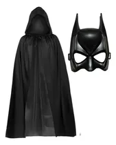 Capa Superhéroe Con Antifaz Batman Niño