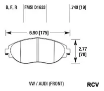 Balatas Disco  Delantera Para Audi S3   2014