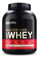 Suplemento En Polvo Optimum Nutrition  Proteína Gold Standard 100% Whey Proteína Sabor Cookies & Cream En Pote De 2.11kg