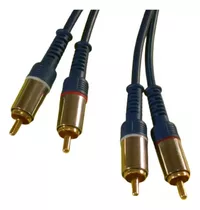 Cable Audio Stereo 2 Rca  2 Rca Mallado Reforzados 3 Metros