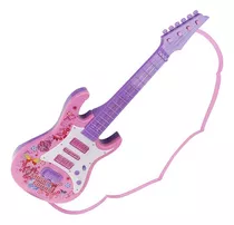 Guitarra Musical Elétrica Infantil Brinquedo Luz E Som Kids