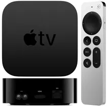 Apple Tv 4k Mxh02ll/a 64gb Chip A12 Bionic Ethernet Wifi Y Bluetooth , Control Por Voz Siri Remote