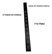 Canal De Tension 10 Tomas Gabitel Sin Termica T-10tnac