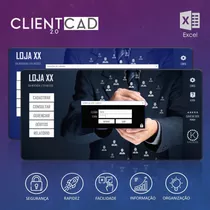 Cadastro + Gerenciador De Clientes - Clientcad 2020 - Excel