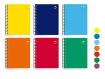 Pack De 8 Cuadernos Universitarios 100 Hojas 7mm Tapa Dura 