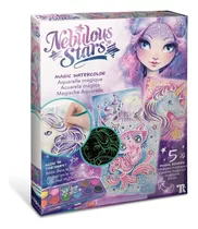 Set Para Pintar Acuarela Mágica Brilla  Niños Nebulous Stars