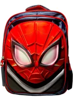 Mochila Spider Man Hombre Araña Ideal 1 Y 2 Grado 3 D 