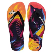 Ojotas Havaianas Hombre Originales Top Marvel Black Panther