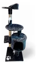 Rascador Torre Para Gato Varios Pisos Con Casa Y Accesorios