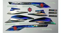 Kit Completo De Calcomanías Suzuki Dr 150 Tornasol