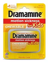 Alivio De Mareo Dramamine Niños Sabor Uva 8 Pzs 100% Usa