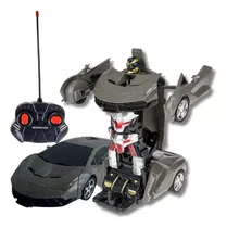 Brinquedo Carro Transformers Robô Controle Remoto Criança